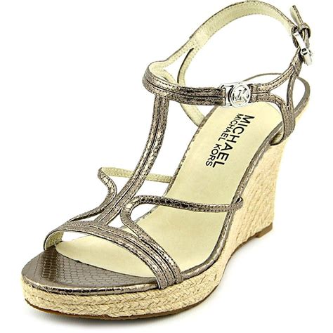 michael kors espadrilles wedges|michael kors cicely wedge sandals.